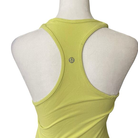 Set of 2 Lululemon Tank Top No Size Small VNeck Racerback Red Neon Green - Picture 14 of 16